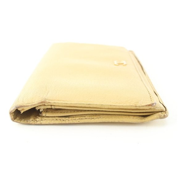 Chanel Beige CC Long Bifold Flap Wallet 2C512S - Picture 8 of 12